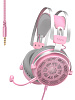 Наушники мониторные Fifine H18 Gaming Headsets (Pink) купить в интернет-магазине icover