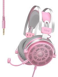 Наушники мониторные Fifine H18 Gaming Headsets (Pink) купить в интернет-магазине icover