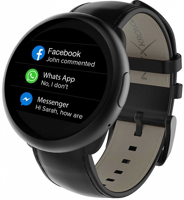 Умные часы MyKronoz ZeRound2 HR Premium (Black) купить в интернет-магазине icover