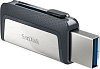Флеш-накопитель SanDisk Ultra Dual (SDDDC2-032G-G46) USB-C/A 32GB (Silver) купить в интернет-магазине icover