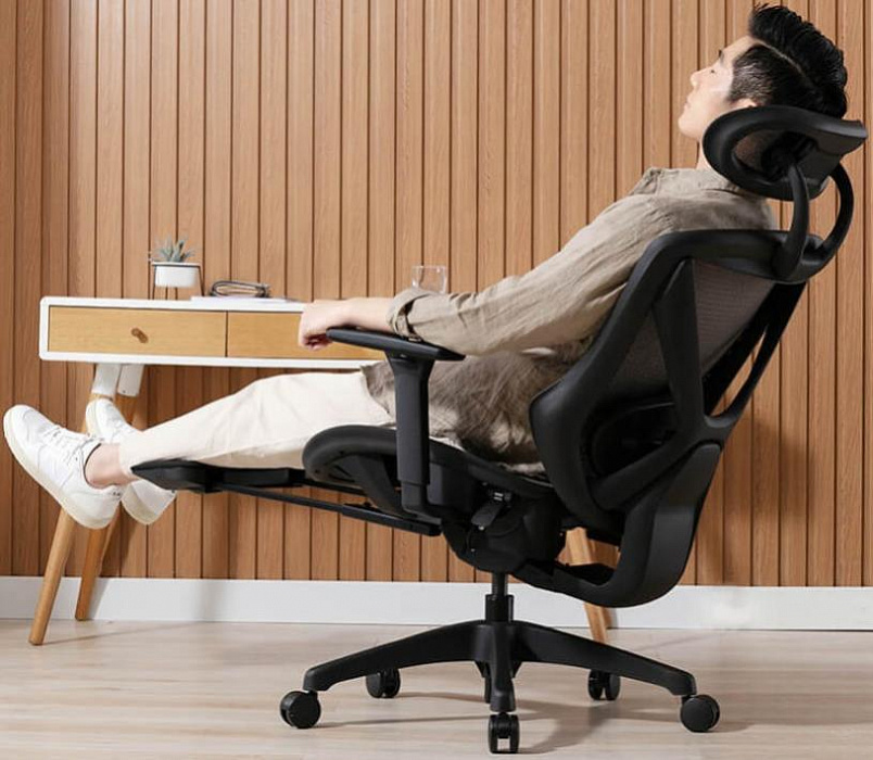 Эргономичное кресло Xiaomi UE Toto Recliner (Black) купить в интернет-магазине icover