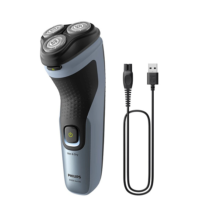 Электрическая бритва Philips 3000X Series X3063/00 (Blue) купить в интернет-магазине icover