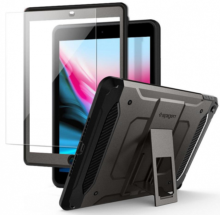 Чехол Spigen Pro Guard (053CS24090) для iPad 9.7 (Gunmetal) купить в интернет-магазине icover