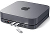 Хаб Satechi Type-C Aluminium Stand & Hub (ST-ABHFM) для Mac Mini 2018 (Space Grey) купить в интернет-магазине icover