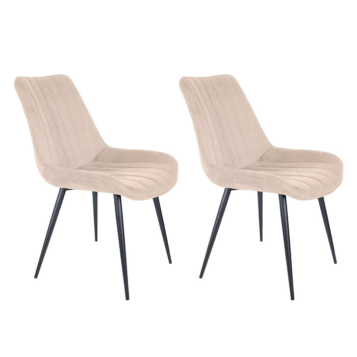 Стул Ridberg HARLEM Chenille 2 шт. (Beige) купить в интернет-магазине icover