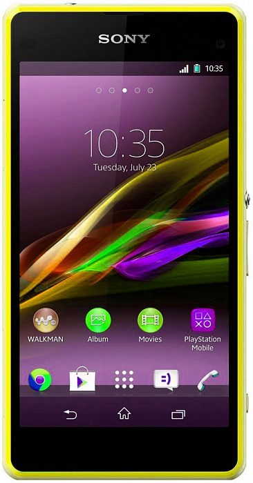 Смартфон Sony Xperia Z1 Compact 1291-0817 (Lime) купить в интернет-магазине icover
