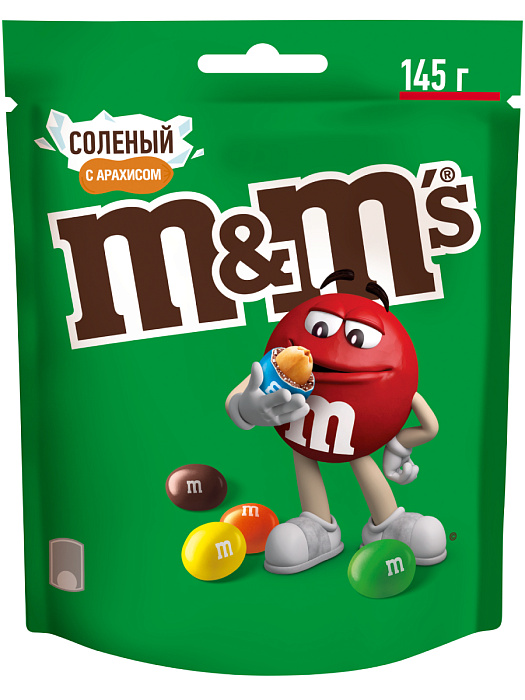 Ассорти DrageeMix драже M&M's Арахис (2х145г), Шоколад (2х145г), Соленый Арахис (2х145г), Криспи (2х145г) купить в интернет-магазине icover