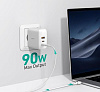 Сетевое зарядное устройство Aukey Omnia Mix 3 PD 90W PA-B6S (White) купить в интернет-магазине icover