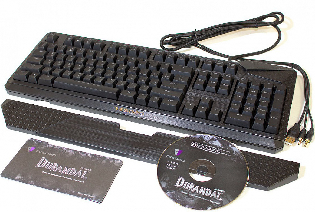 Tesoro Durandal TS-G1NL - игровая клавиатура (Black/Cherry MX Black) купить в интернет-магазине icover
