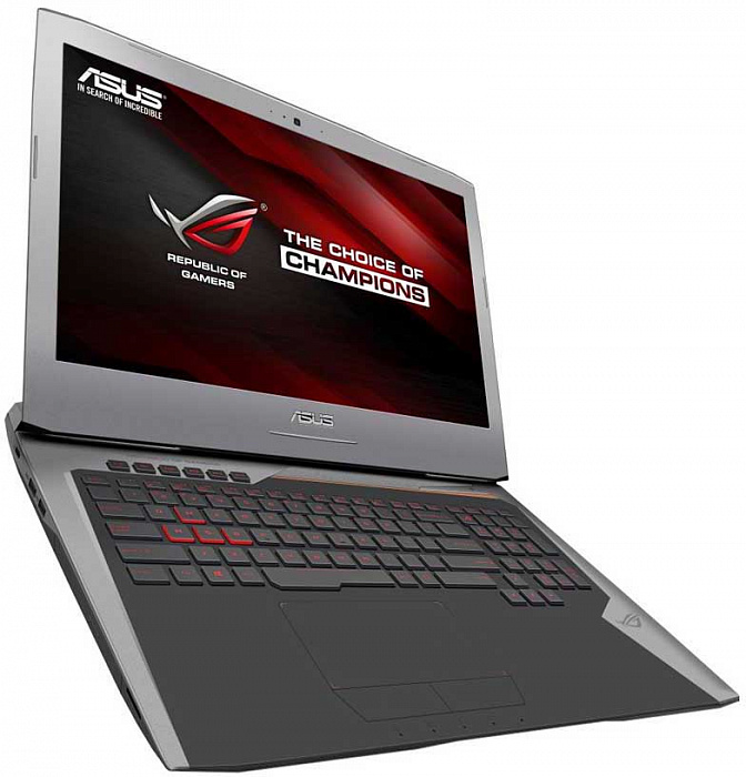 Ноутбук Asus ROG G752VS-GB081T 17.3'' Intel Core i7-6820HK 2.7Ghz, 64Gb, 1Tb HDD + 512Gb SSD (90NB0D71-M00940) купить в интернет-магазине icover