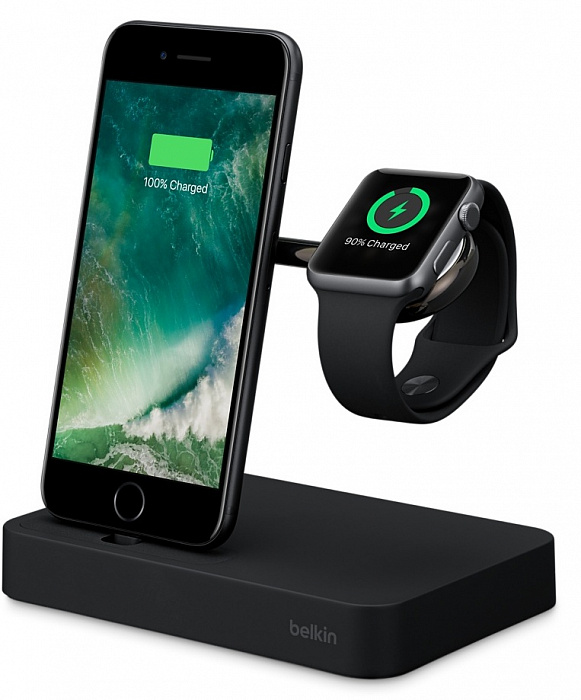 Док-станция Belkin Valet Charge Dock для Apple Watch/iPhone (Black) купить в интернет-магазине icover