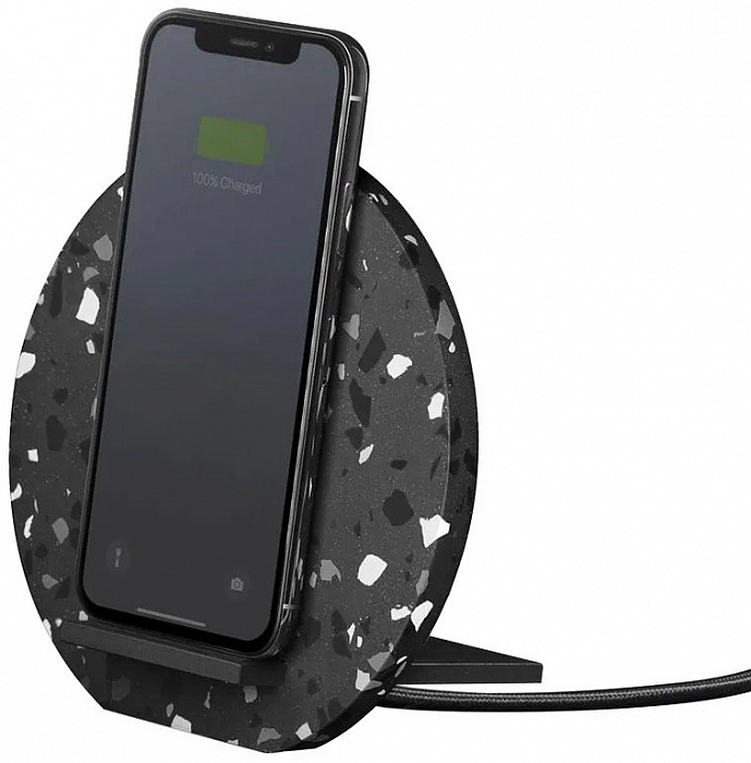 Беспроводное зарядное устройство Native Union Dock Terrazzo DOCK-WL-TER-GRY (Grey) купить в интернет-магазине icover