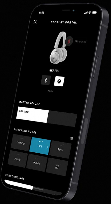 Игровые наушники Bang & Olufsen Beoplay Portal для Xbox (Grey Mist) купить в интернет-магазине icover