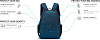 Рюкзак Pacsafe Metrosafe LS350 (40120641) для ноутбука 13" (Deep Ocean) купить в интернет-магазине icover