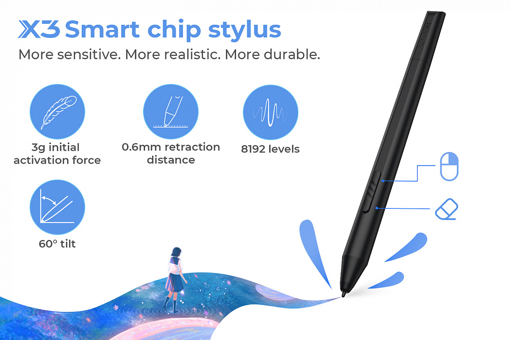 Интерактивный монитор-планшет XP-Pen Artist 12 V2 (Black) купить в интернет-магазине icover