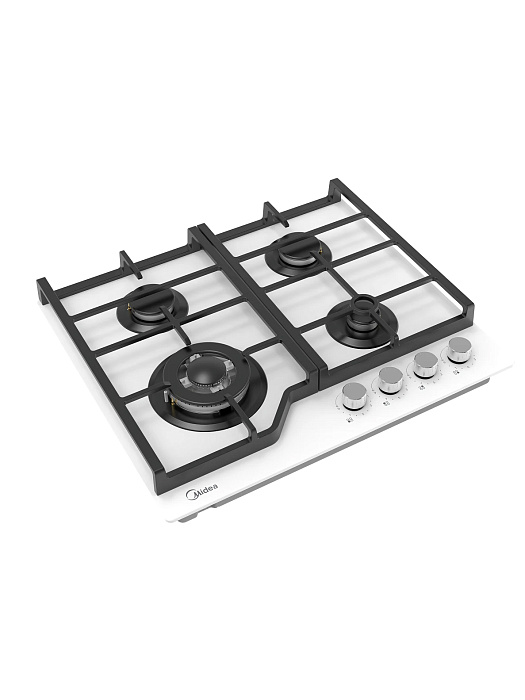 Газовая варочная поверхность Midea MG693TGW 2120106 (White) купить в интернет-магазине icover