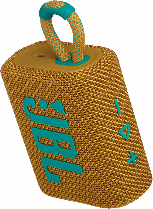 Портативная акустика JBL Go 3 (Yellow) купить в интернет-магазине icover
