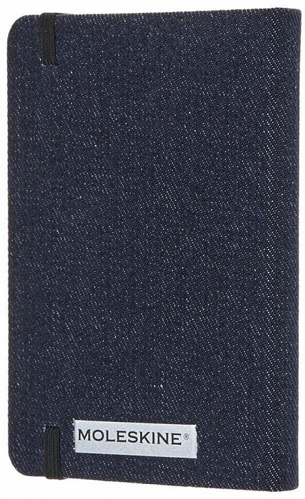 Блокнот Moleskine Denim Limited Edition Pocket (LCDNB1MM710) в линейку (Denim) купить в интернет-магазине icover