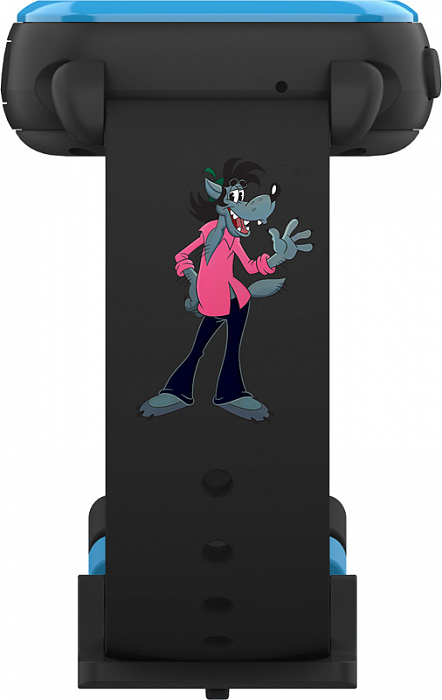 Детские часы-телефон Elari KidPhone Ну, погоди! (Black/Blue) купить в интернет-магазине icover