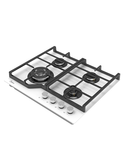 Газовая варочная поверхность Midea MG693TGW 2120106 (White) купить в интернет-магазине icover