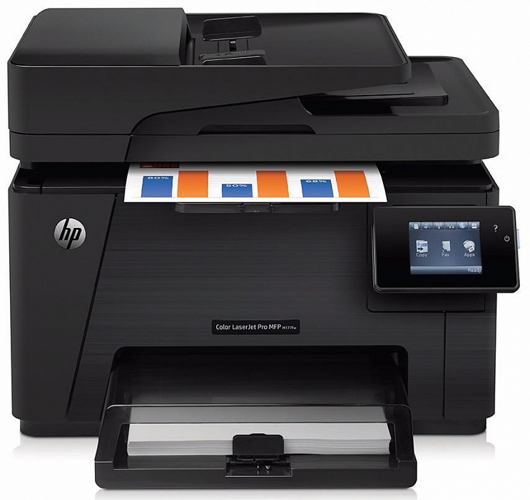 Цветное лазерное МФУ HP Color LaserJet Pro MFP M177fw CZ165A (Black) купить в интернет-магазине icover