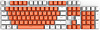 Комплект клавиш Dark Project Keycaps KS-8 (Orange/White) купить в интернет-магазине icover