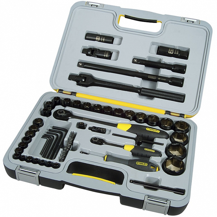 Набор торцевых головок Stanley 1/4, 1/2 1-94-663 (60 предметов) купить в интернет-магазине icover