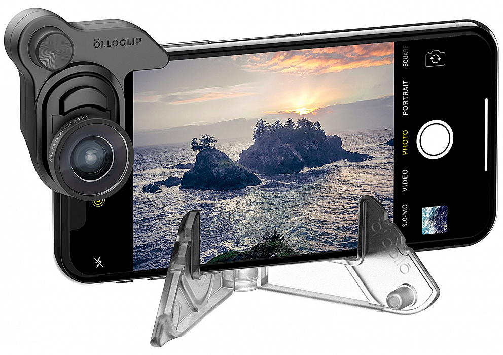 Набор объективов Olloclip Mobile Photography Box Set (OC-0000257) для iPhone X (Black) купить в интернет-магазине icover