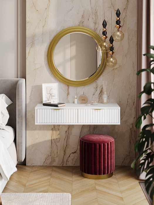 Консоль подвесная RIDBERG LUGANO 2Я (White/Gold) купить в интернет-магазине icover
