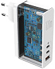 Сетевое зарядное устройство Baseus GaN Mini Quick Charger 120W CCGAN-J02 (White) купить в интернет-магазине icover