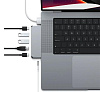 USB-концентратор Satechi USB-C Pro Hub Mini ST-UCPHMIM для MacBook Pro 2021 (Space Grey) купить в интернет-магазине icover