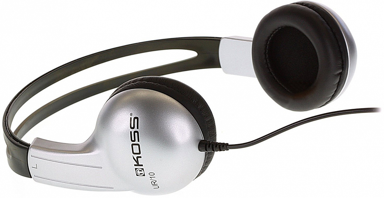 Koss UR10 - дуговые накладные наушники (Silver) купить в интернет-магазине icover