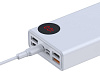 Внешний аккумулятор Baseus Mulight Quick Charge Power Bank 30000mAh PPMY-02 (White) купить в интернет-магазине icover
