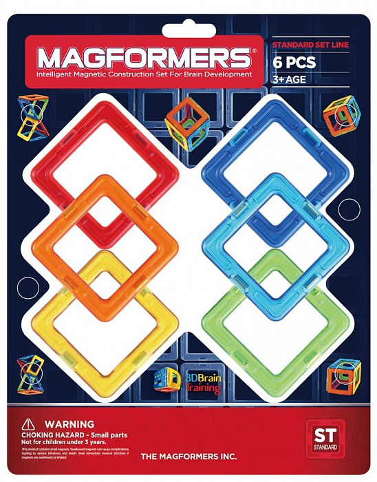 Магнитный конструктор Magformers 6 (701001) купить в интернет-магазине icover