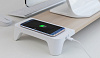 Подставка для монитора Pallo Woody Wireless Charger (White) купить в интернет-магазине icover