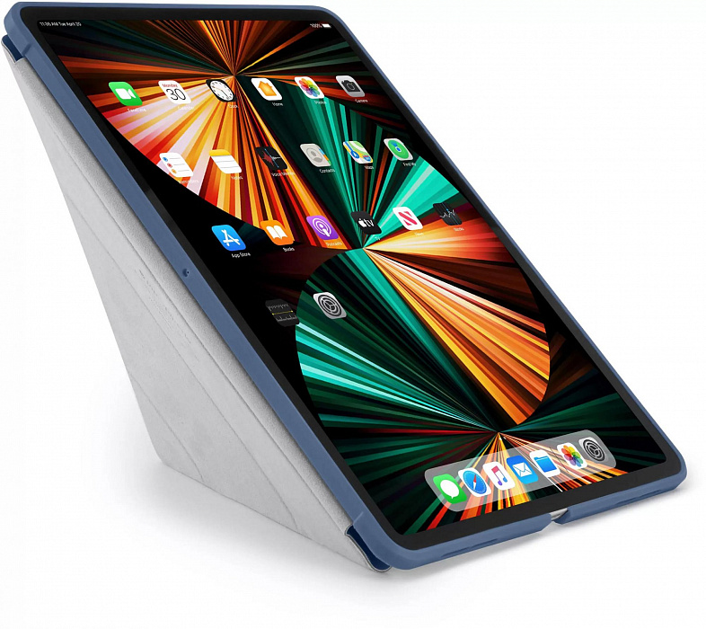 Чехол Pipetto Origami (PI39-51-R) для iPad Pro 12.9" 2018-2021 (Blue) купить в интернет-магазине icover