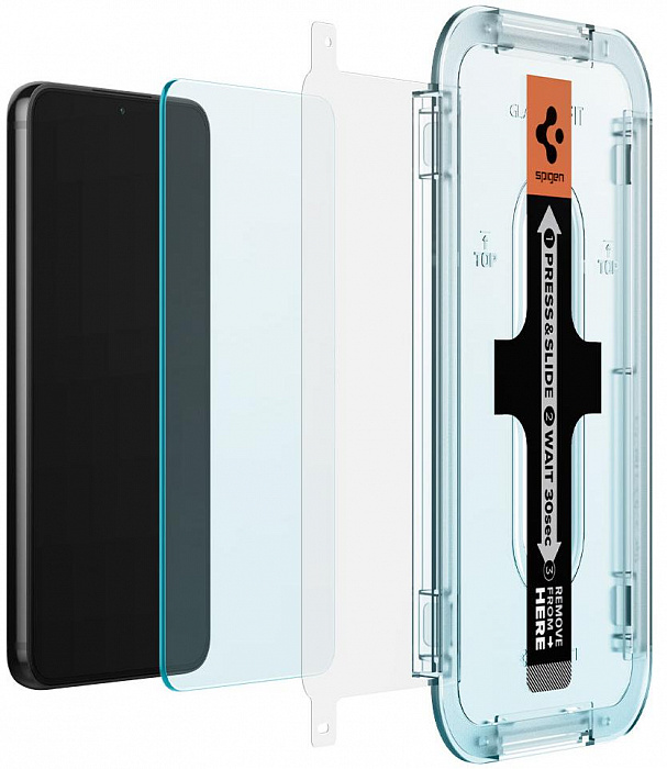 Защитное стекло Spigen Glas.tR EZ Fit 2 Pack (AGL04151) для Samsung Galaxy S22 (Clear) купить в интернет-магазине icover