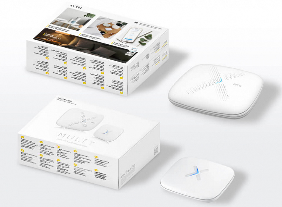 WiFi-система Zyxel Multy X WSQ50/Multy Mini WSQ20 (White) купить в интернет-магазине icover