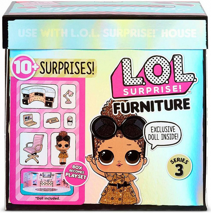 Кукла-сюрприз LoL Surprise Furniture S2 Boss Queen (570042) купить в интернет-магазине icover