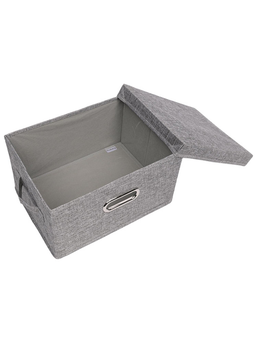 Коробка для хранения вещей тканевая Ridberg 32 х 24 х 18 см (Grey) купить в интернет-магазине icover