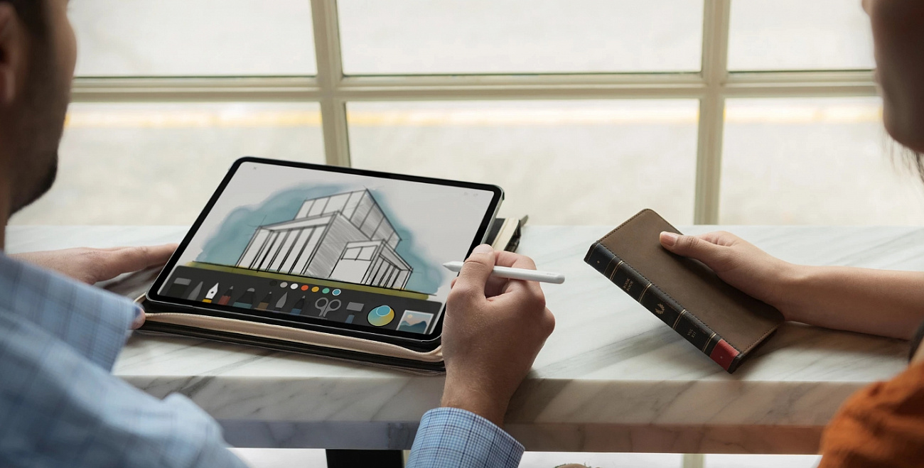 Чехол-книжка Twelve South BookBook Vol 2 для iPad Pro 12.9'' 2018 (Brown) купить в интернет-магазине icover
