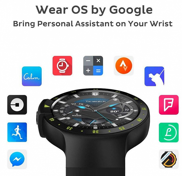 Умные часы Ticwatch Sport (Knight) купить в интернет-магазине icover