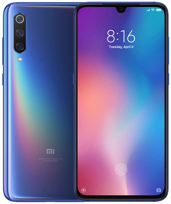 Смартфон Xiaomi Mi 9 64Gb M1902F1G (Ocean Blue) купить в интернет-магазине icover