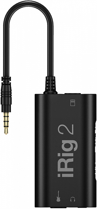 Аудиоинтерфейс для гитары IK Multimedia iRig 2 IP-IRIG2-PLG-IN (Black) купить в интернет-магазине icover
