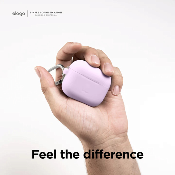 Чехол Elago Silicone Hang Case (EAPP2SC-HANG-LBL) для AirPods Pro 2 (Light Blue) купить в интернет-магазине icover