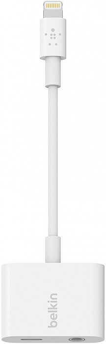 Переходник Belkin 3.5mm Audio + Charge RockStar F8J212btWHT (White) купить в интернет-магазине icover
