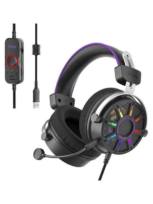 Игровые наушники Fifine H19 Gaming Headsets (Black) купить в интернет-магазине icover