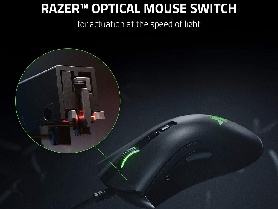 Игровая мышь Razer DeathAdder V2 RZ01-03210100-R3M1 (Black) купить в интернет-магазине icover