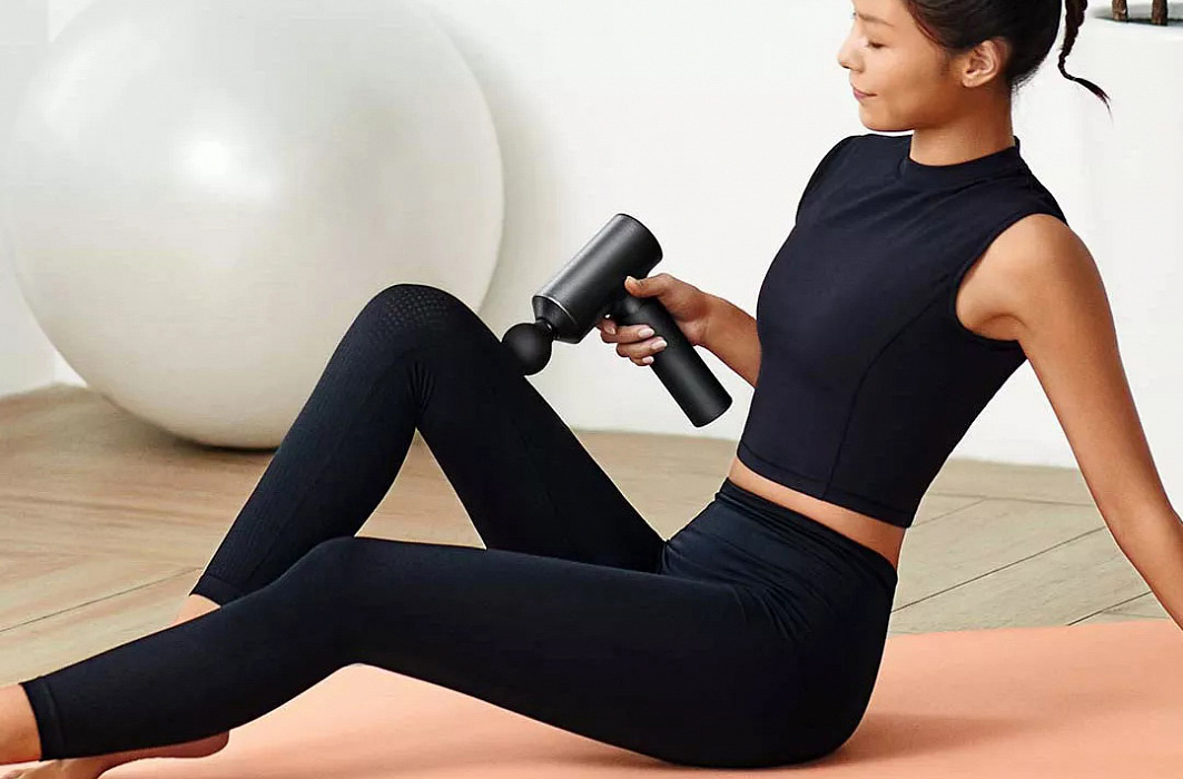 Перкуссионный массажер Xiaomi Mijia Fascia Gun MJJMQ01-ZJ (Black) купить в интернет-магазине icover