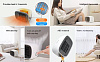 Обогреватель Baseus Warm Little Fan Heater ACNXB-A02 (White) купить в интернет-магазине icover